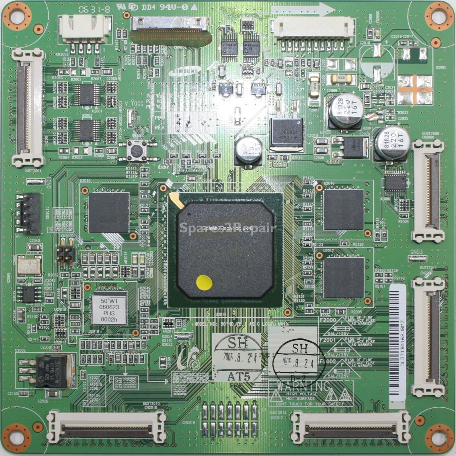 Philips 50PF7521D/10 - LVDS - LJ92-01371B A1 - LJ41-03703A - R1.6 - 50 HD V5.1 ASIC LOGIC MAIN