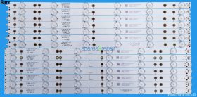 Philips 49 inch Full LED Backlight Array - GJ-2K16-490-D712-P5-R + GJ-2K16-490-D712-P5-L - TPT490U2-EQYSHM.G - 210BZ06DR43535K04D