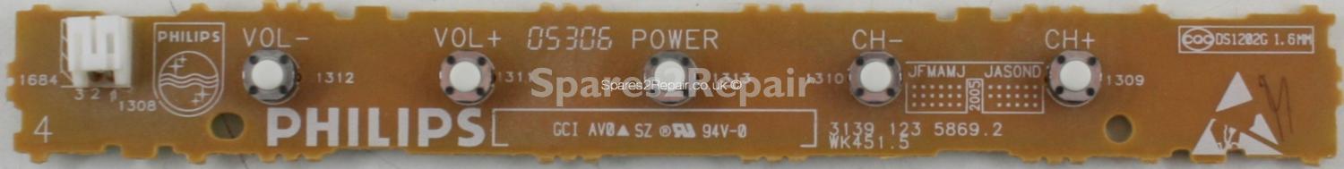 Philips 23PF4310 - Buttons - 3139 123 5869.2