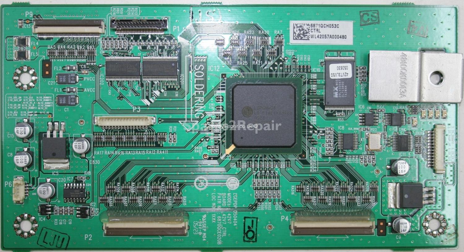 Philips 42PF5520D - LVDS - 6871QCH053C - 6870QCE020B - 42V7_CTRL - PDP 050404