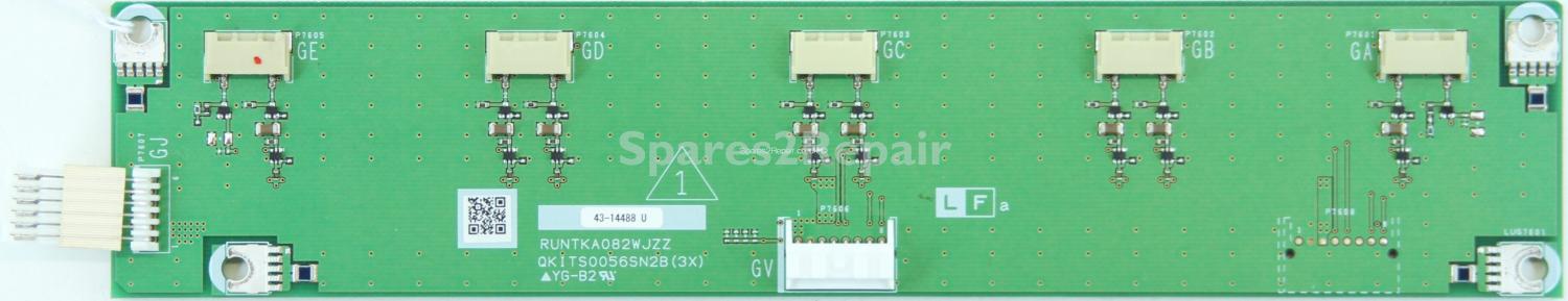 Sharp LC-37GD1E - Connector - RUNTKA082WJZZ - QKITS0057SN2B (3X)