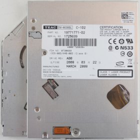 Teac - Slot Loading DVD-RW - DV-W28SL - REV.A00 - 19771771-D2 - PATA