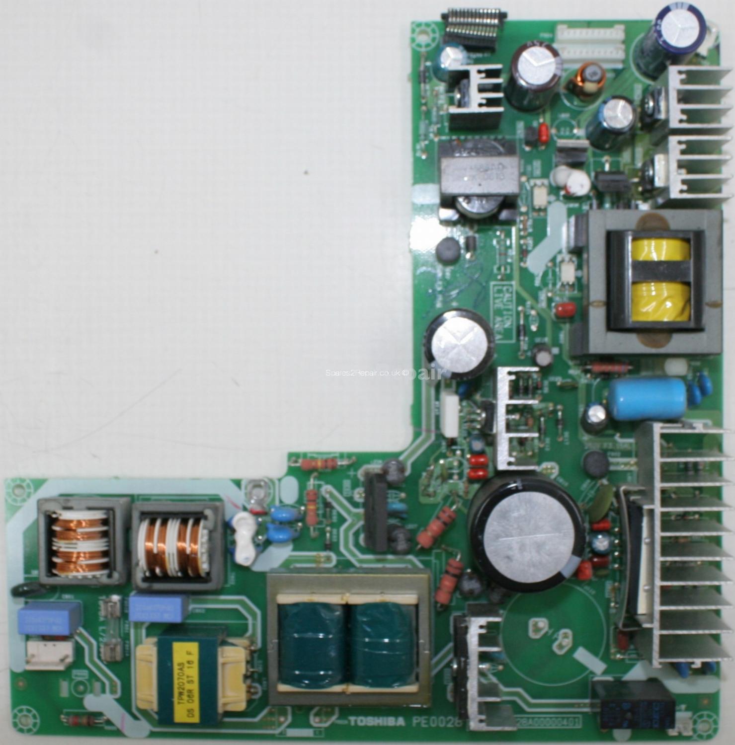 Toshiba 37WLT66 - PSU - V28A00000401 - PE0028 D-1