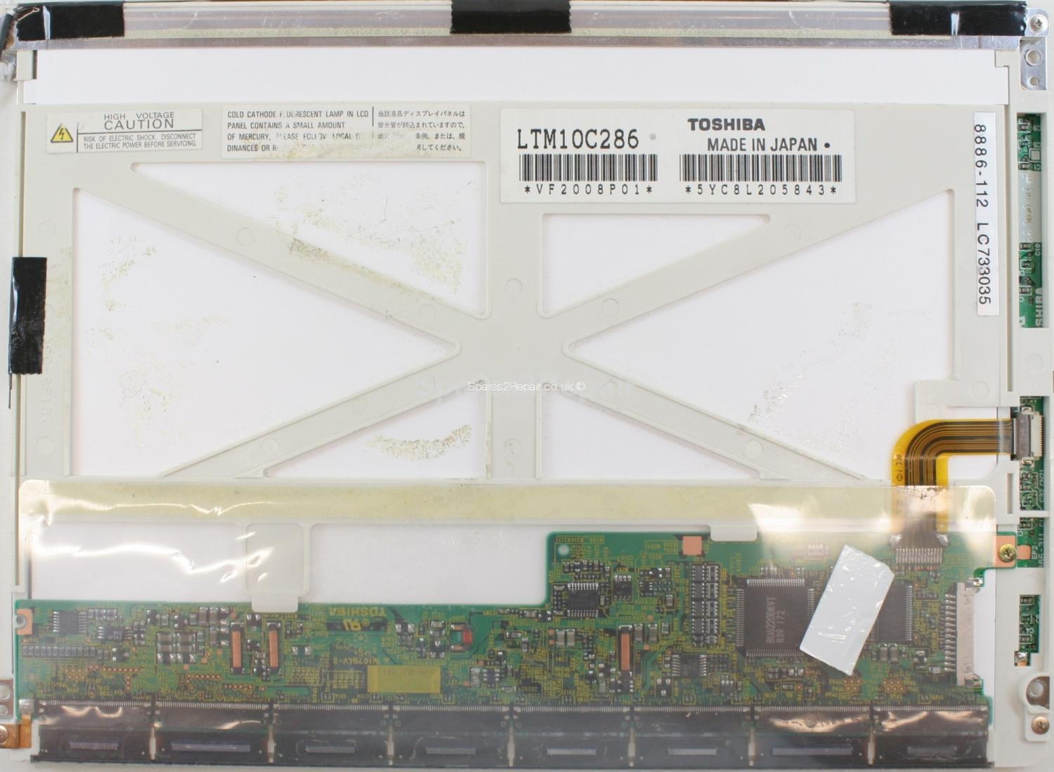 Toshiba - 10.4 Inch - LTM10C286 - SVGA (800x600)