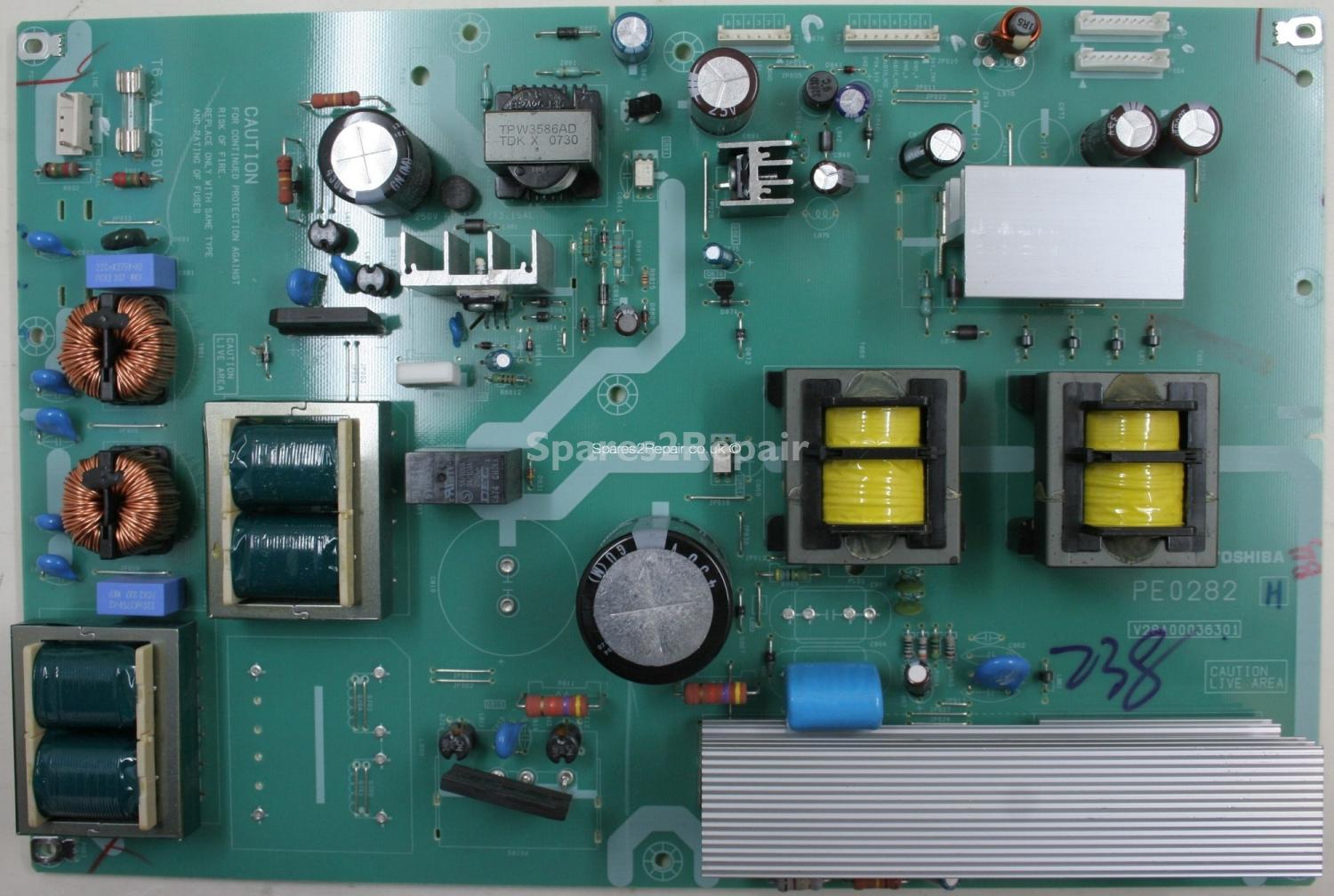 Toshiba 40XF355D - PSU - PE0282 - V28A00036301